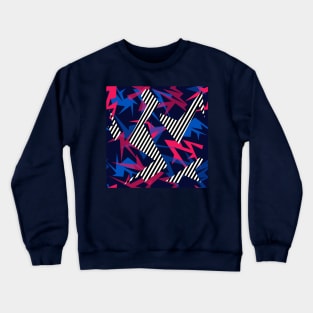 Geometrical shapes abstract pattern Crewneck Sweatshirt